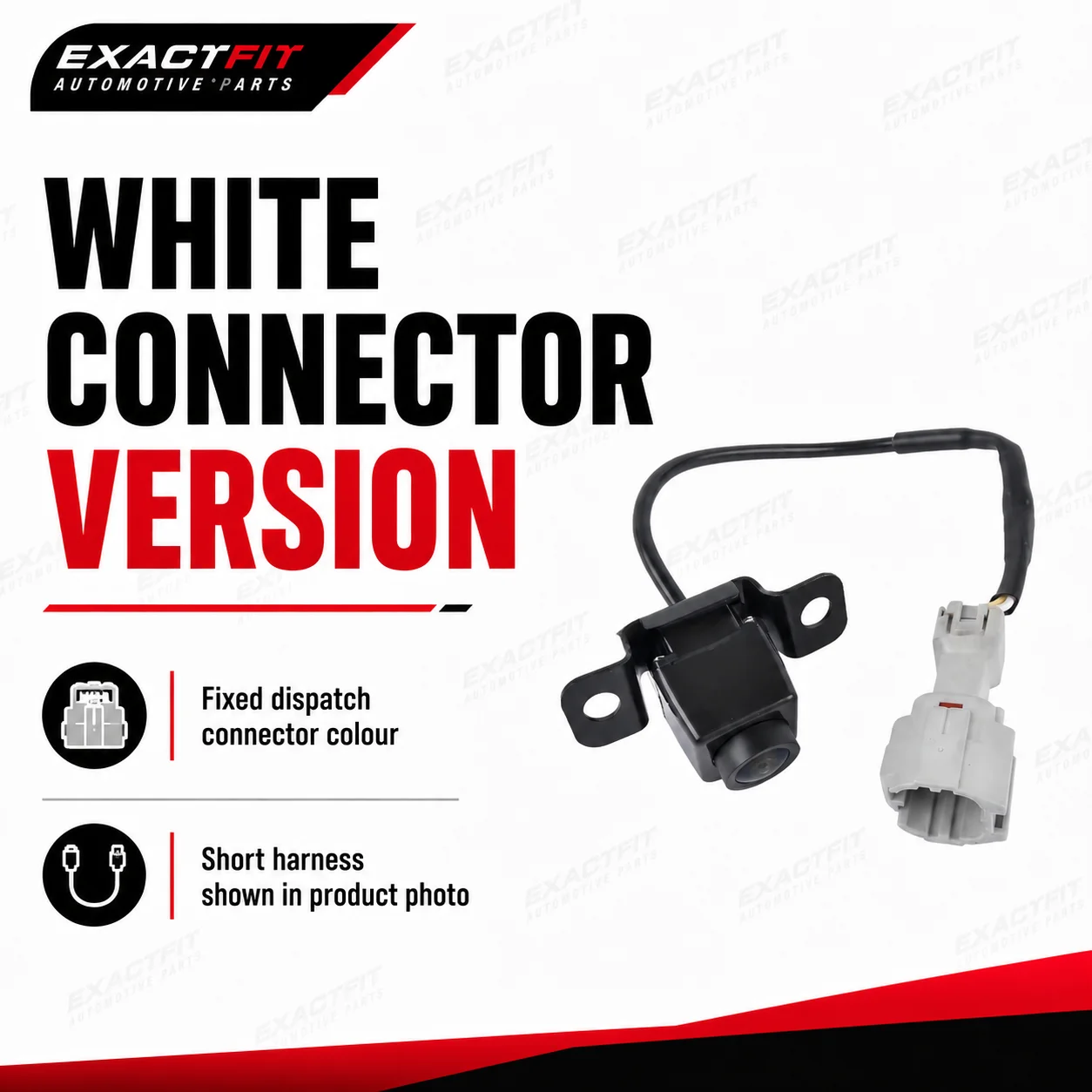 Rear View Backup Camera Assembly for Hyundai Veloster 2012-2017 Base & Turbo | OE 95760-2V100 | 1PC | White Connector Check