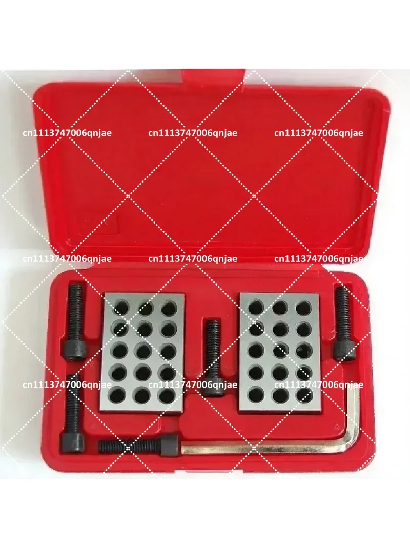 Precision 25-50-75mm Screw Block, Parallel Clamping Block Set, Steel 1-2-3 Block Gauge for 23 Hole Machining