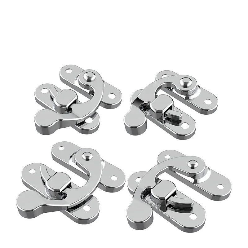 Boucle corne crochet serrure emballage cadeau boîte en bois boîte boucle rétro boucle Antique accessoires boucle fixe boucle boucle boucle