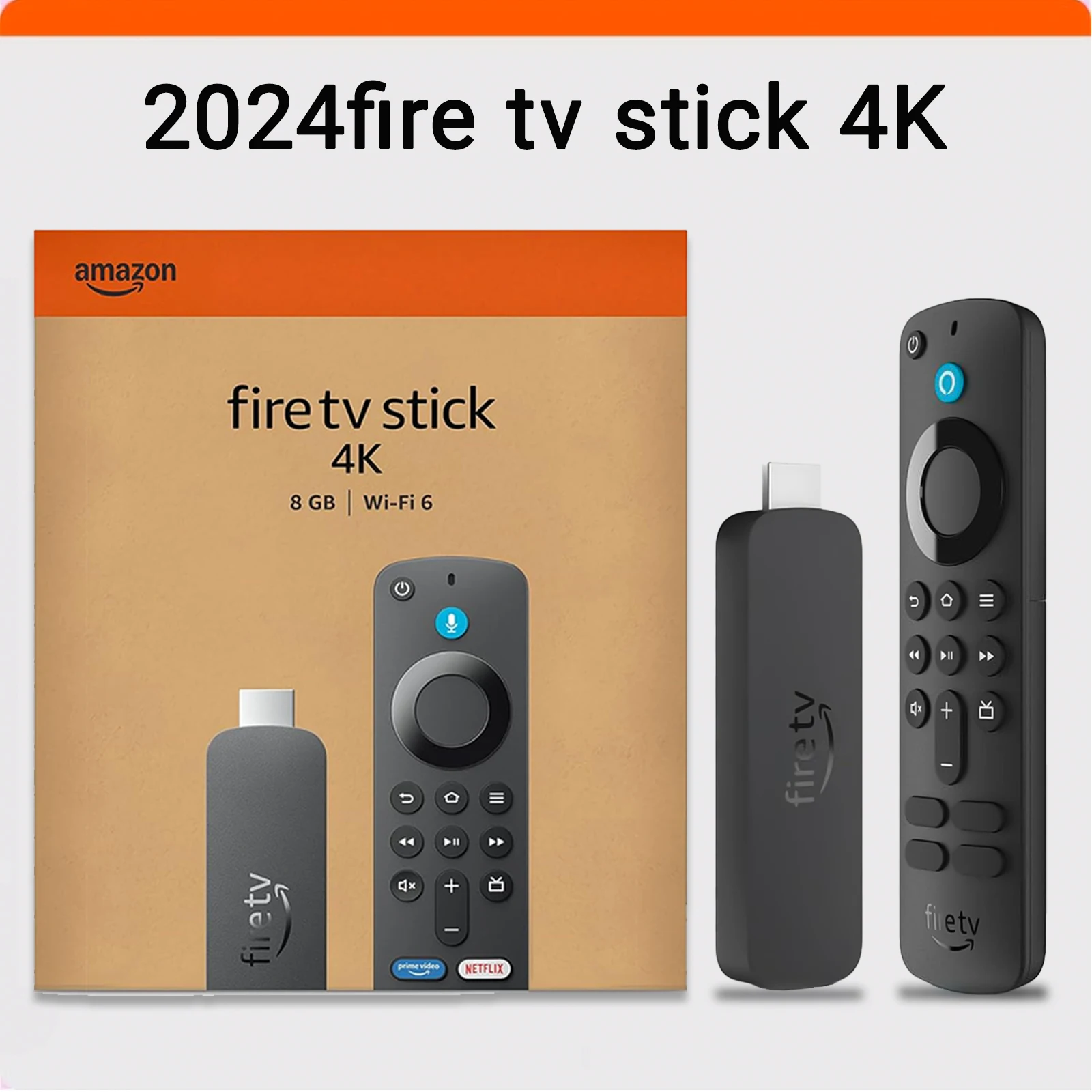 

New Amazon Fire TV Stick 4K Streaming Device with Alexa Voice Remote, Dual Band WiFi, Dolby Atmos, 2+8GB Storage, Global Version