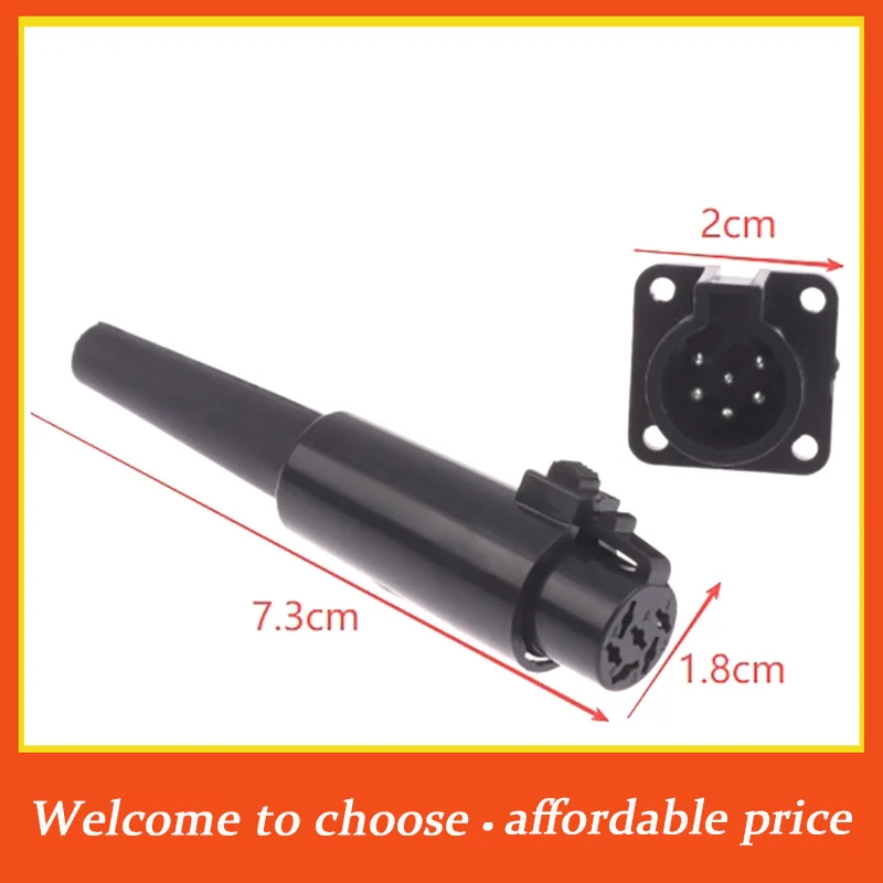 VP 1pc new For JB-C245 T210 Soldering Iron Station Dedicated 6-core Plastic Plugs And Sockets DIY Accessories