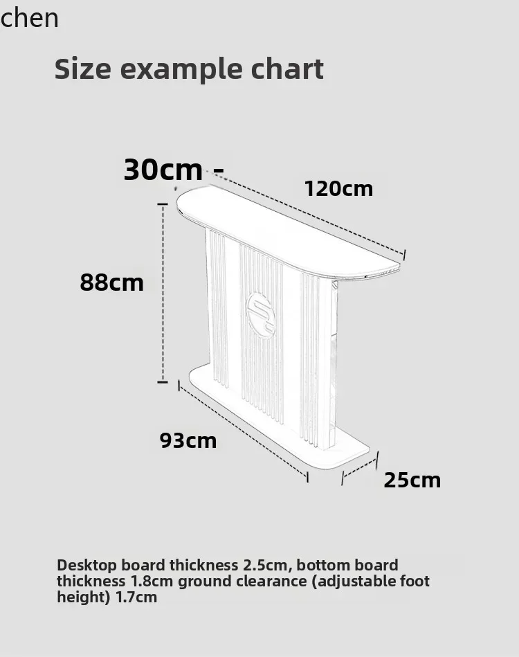 DSA  Entrance Cabinet New Chinese Style Table Wall-Mounted Entryway Light Luxury Partition Storage