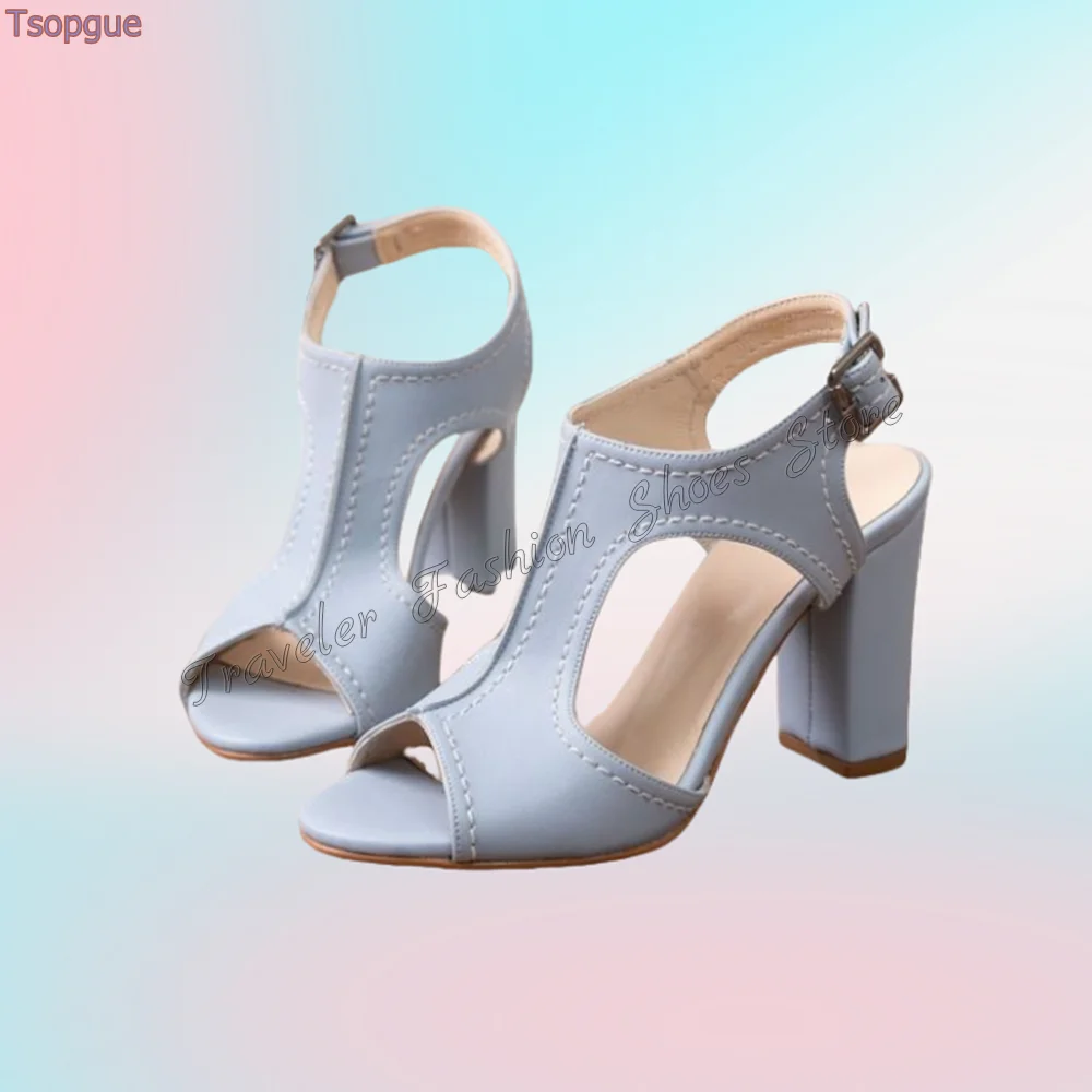 الأرجواني اللمحة تو قطع الصنادل كعب عالي مكتنز ماتي جلدية أحذية عالية الكعب للنساء الكعوب 2025 جديد Zapatos Para Mujere