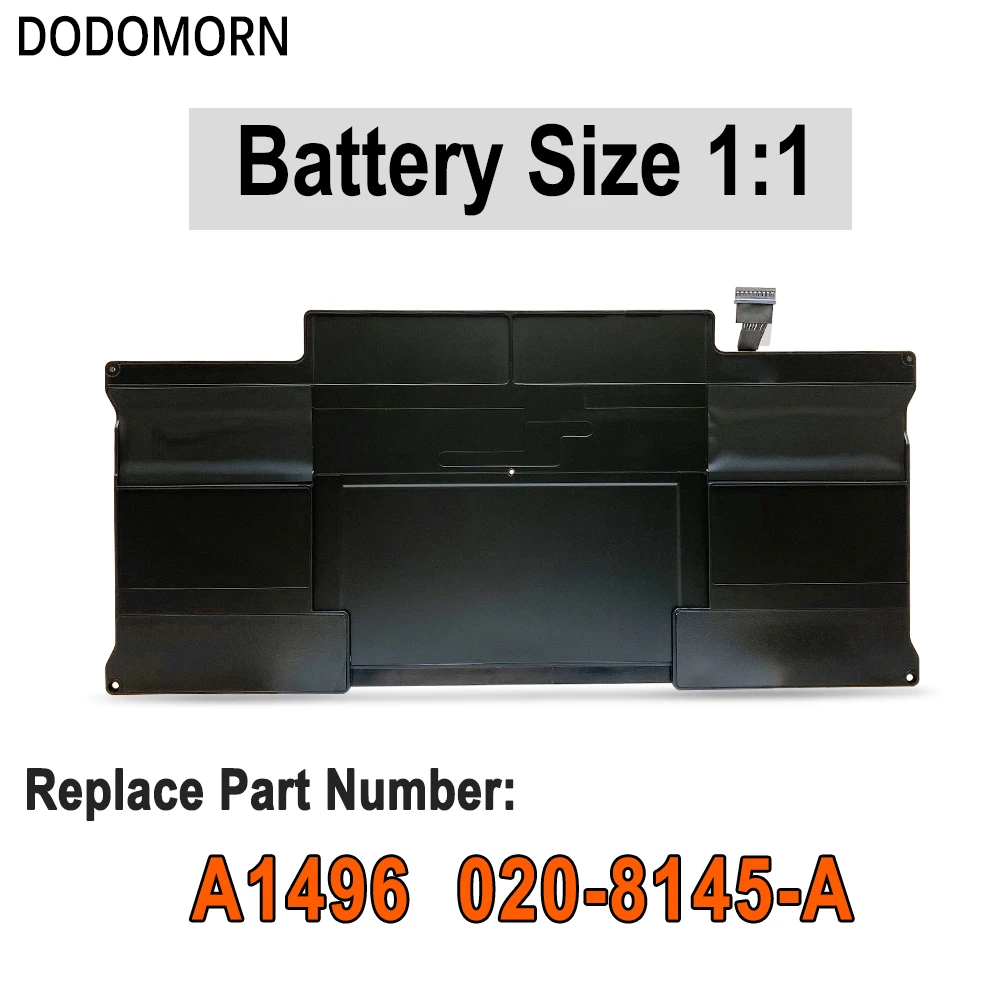 

DODOMORN New A1496 7150mAh High Quality Laptop Battery For MacBook Air 13 A1466 2013/2014/2015/2017 MD760LL/A MD761CH/A