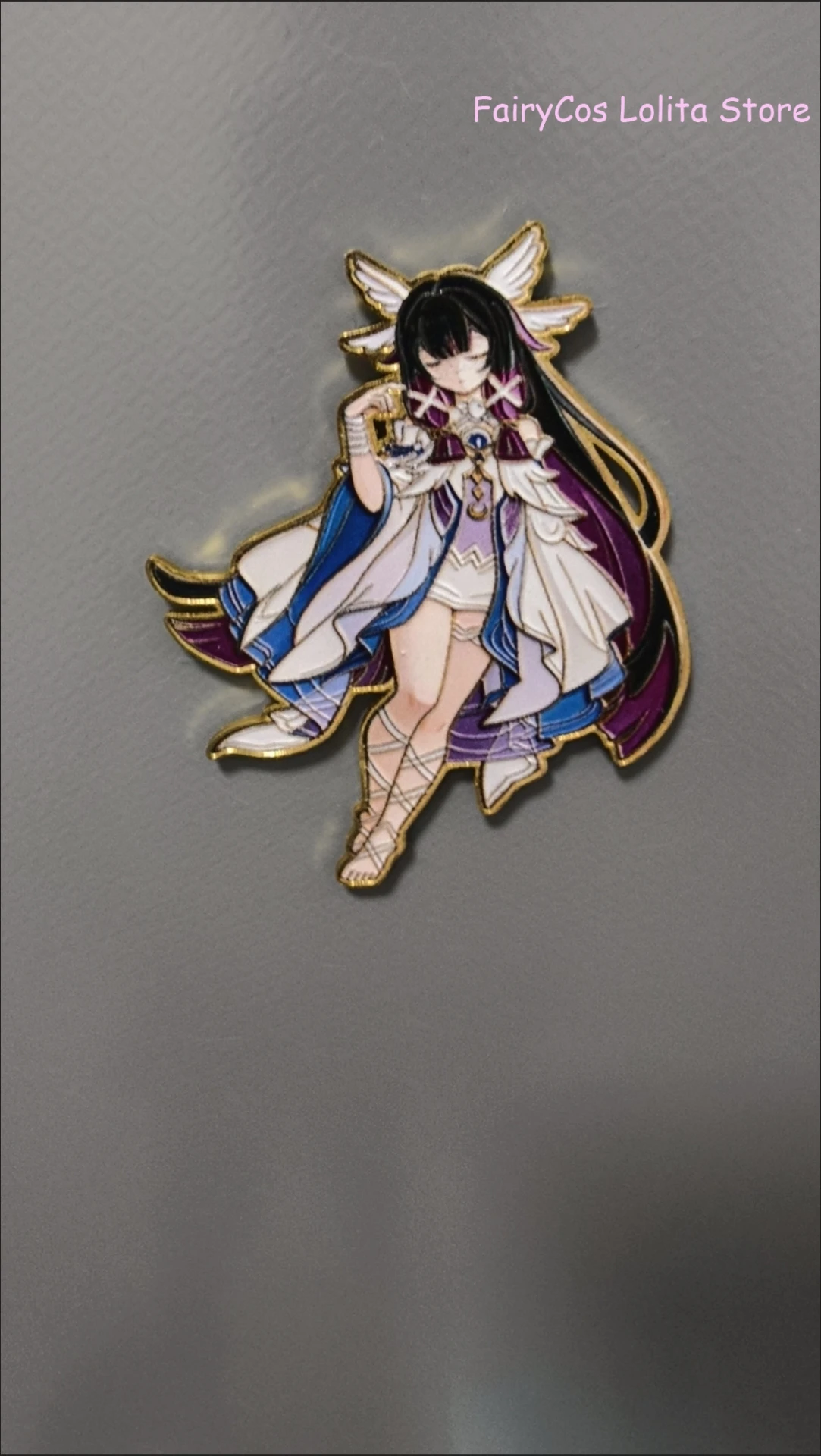 Anime Genshin Impact Columbina Hyposelenia Damselette Metal Fridge Magnet Suction Sticker Refrigerator Door Collect Gift view 3