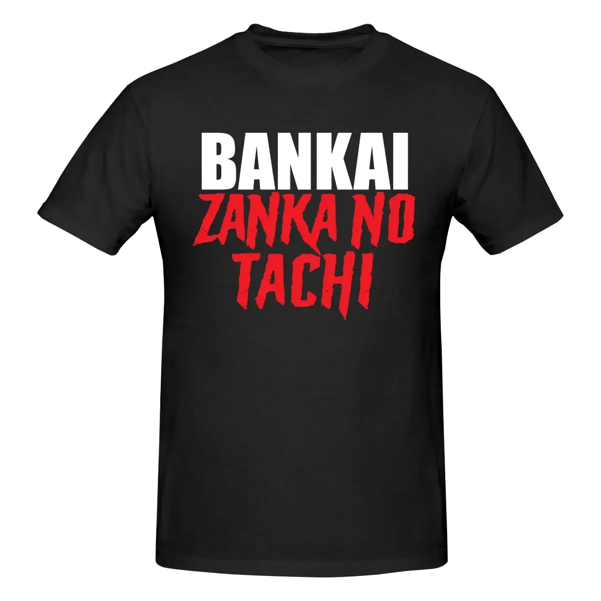 Bleach Anime Bankai Zanka No Tachi T Shirt O-neck Cotton Custom Short Sleeve T Shirts