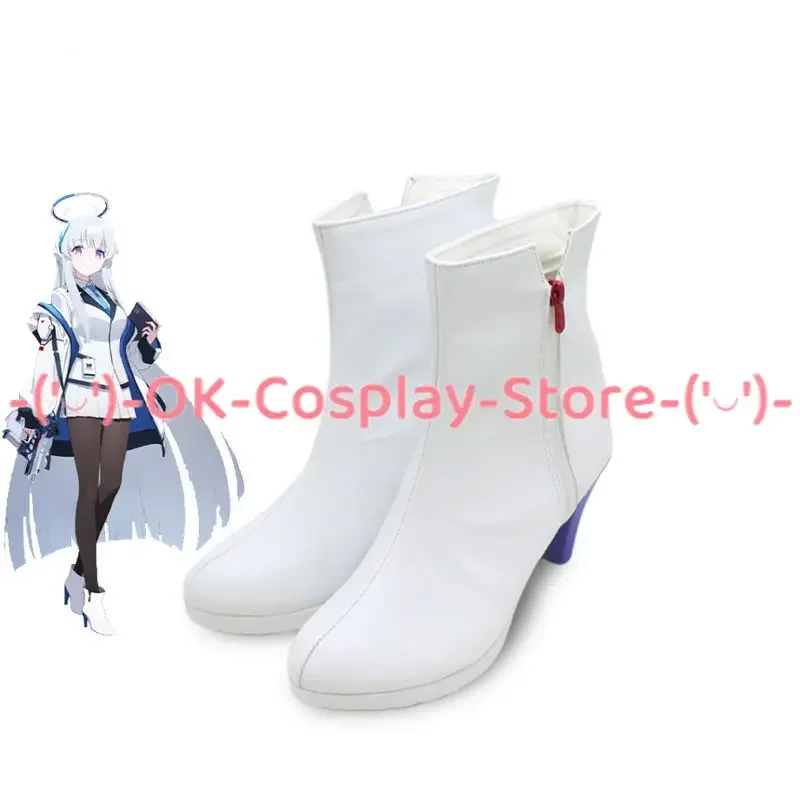 [Customized] Game Blue Archive Ushio Noa Cosplay Shoes Anime Roleplay Props Halloween Carnival Holiday Party PU Leather Boots