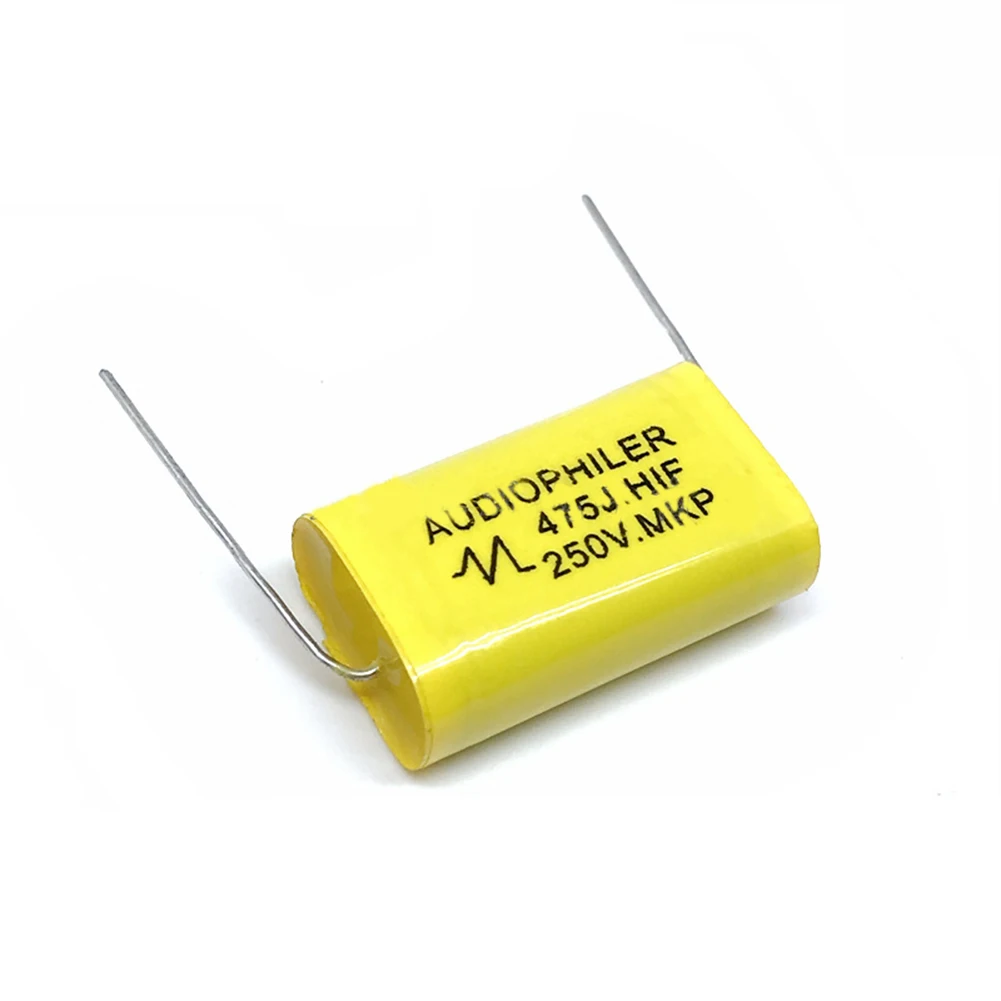 Audiophiler Capacitor Crossover Electrodeless In-Line MKP HIFI Polyester Film 4.7uf Accessories Audio Capacitor
