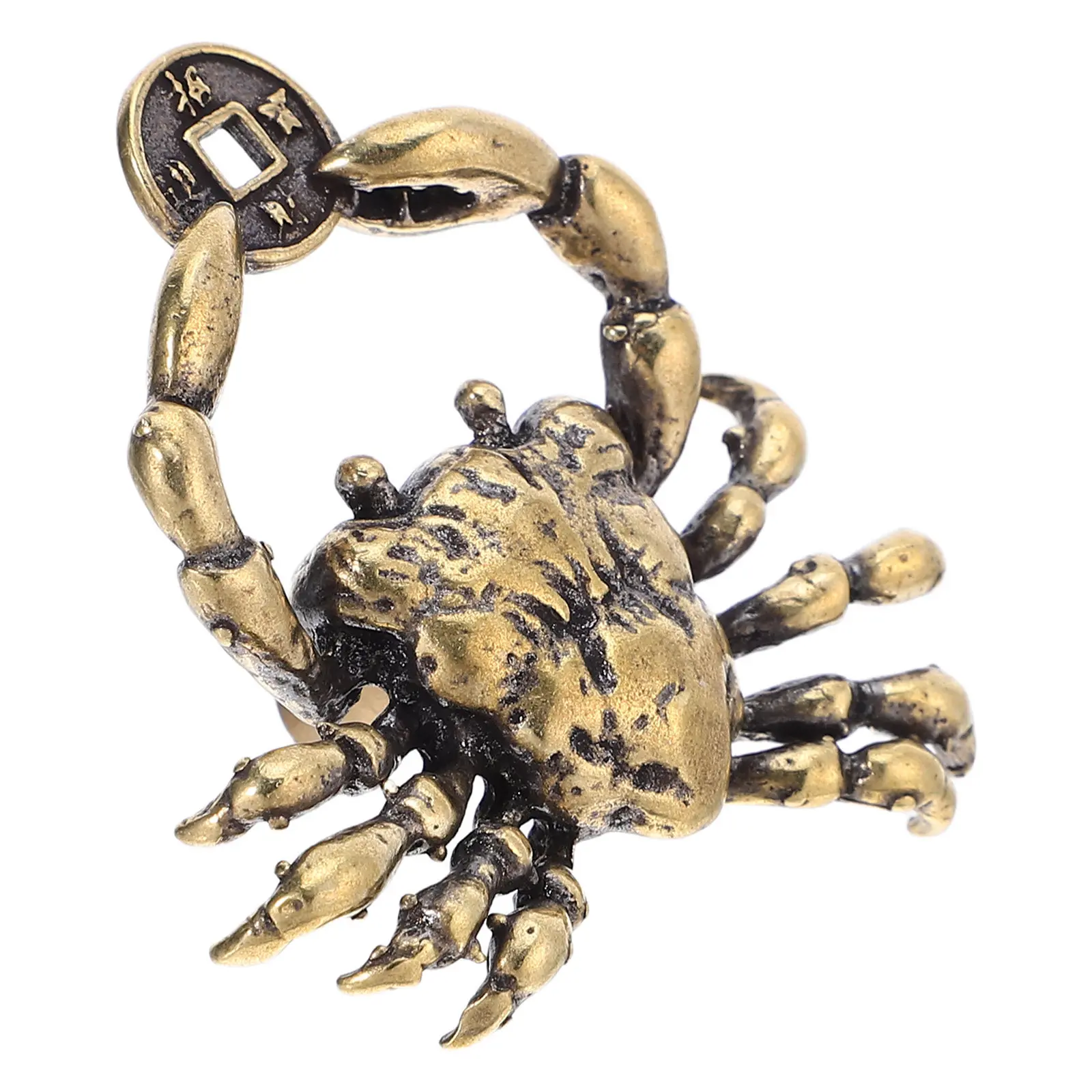 Brass Crab Cabinet Handle Unique Ocean Theme Decorative Knob Kitchen Cabinet Dresser Drawer Pull Vintage Brass Furniture
