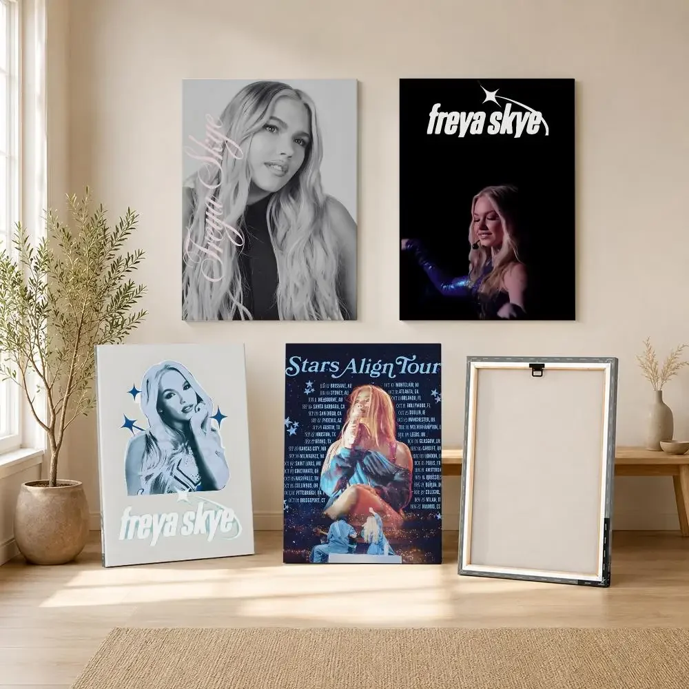 singer F-Freya Skye Dreamy Stylish Framed Wall Painting Framed Canvas Wall Art Print | Modern Poster | Home Hallway Decor