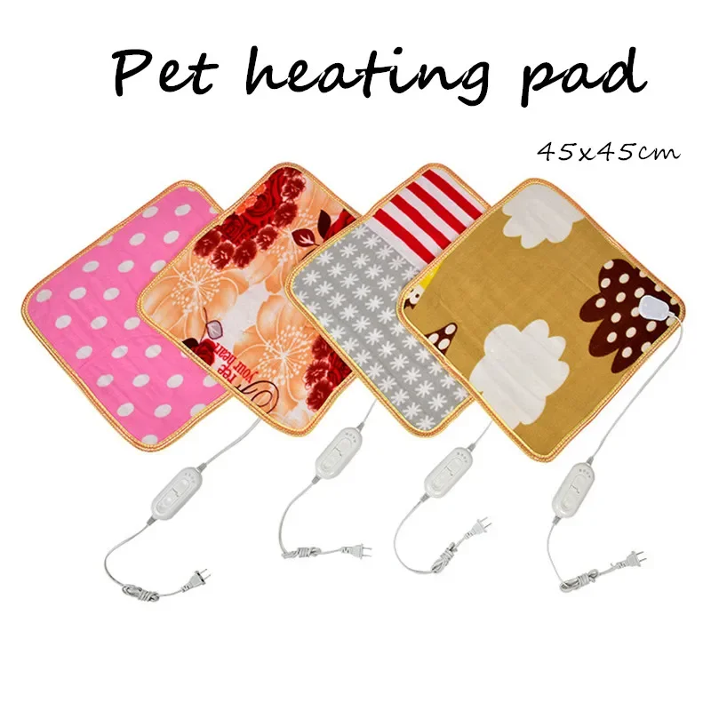 220 فولت/12 فولت 3 والعتاد الحيوانات الأليفة منصات التدفئة الكهربائية بطانية ساخنة بطانية تدفئة الكلب القطط دفئا حصيرة سرير كلب سرير قطة لون عشوائي 45x45 سنتيمتر