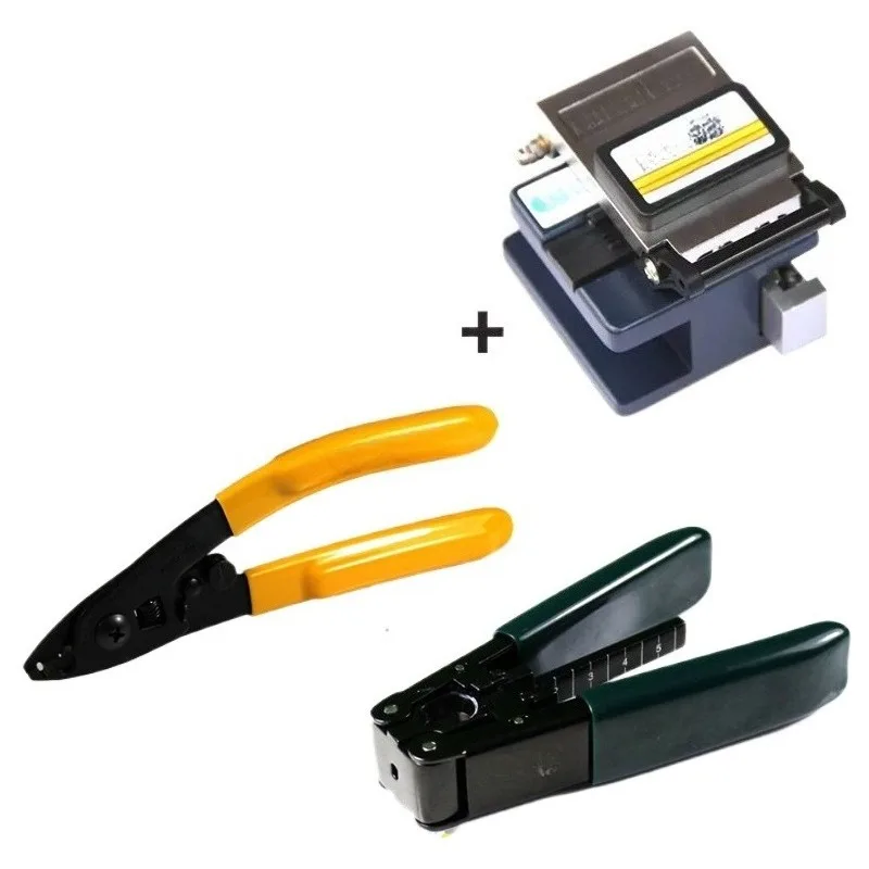 

Полный комплект инструментов для холодной сварки оптоволокна: набор для резки, разделения и зачистки волокон, для использования в оптоволоконных работах