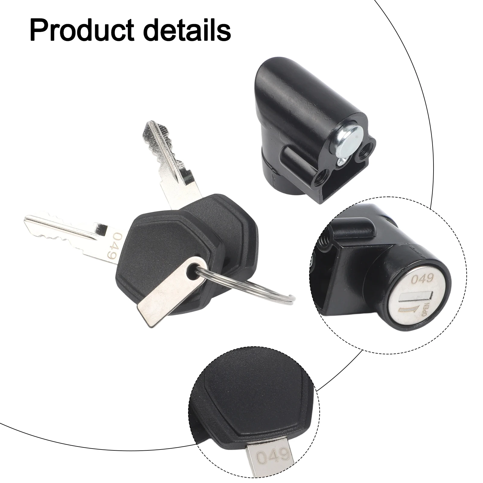 Lock and Key for ebike Frame Security Built to Fit For Hailong 1 Case For Hailong For 2 Case and Select for ebike Models