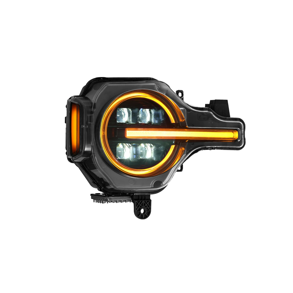 

MP Concepts High Quality LED Head Light Clear Lens Head Lamp Modification Upgrade Front Light for Fd Bronco 2021-2023
