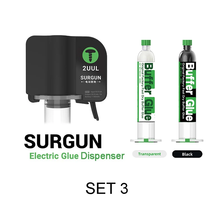 2UUL SC81 Surgun Electric Glue Dispenser Auto-Release Pressure for Soldering Flux LCD Screen Frame Bond Booster Repair Tool