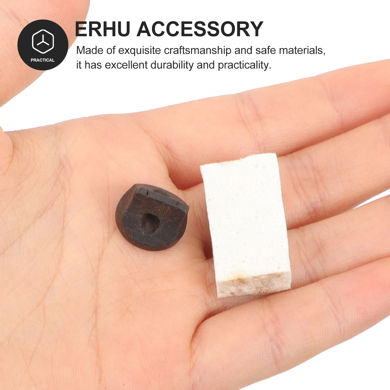 

5Sets Simple Erhu Sordine Practical Durable Muffler Effective Sound Reduce Erhu Practice Tool Quality Accessory