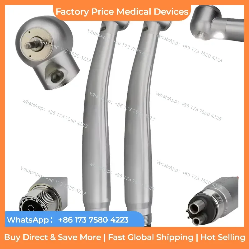 2026 High Speed Handpiece Air Turbine for LED Push Button High Quality Ceramic Bearings Cartridge 2 Hole/4 fastshippin