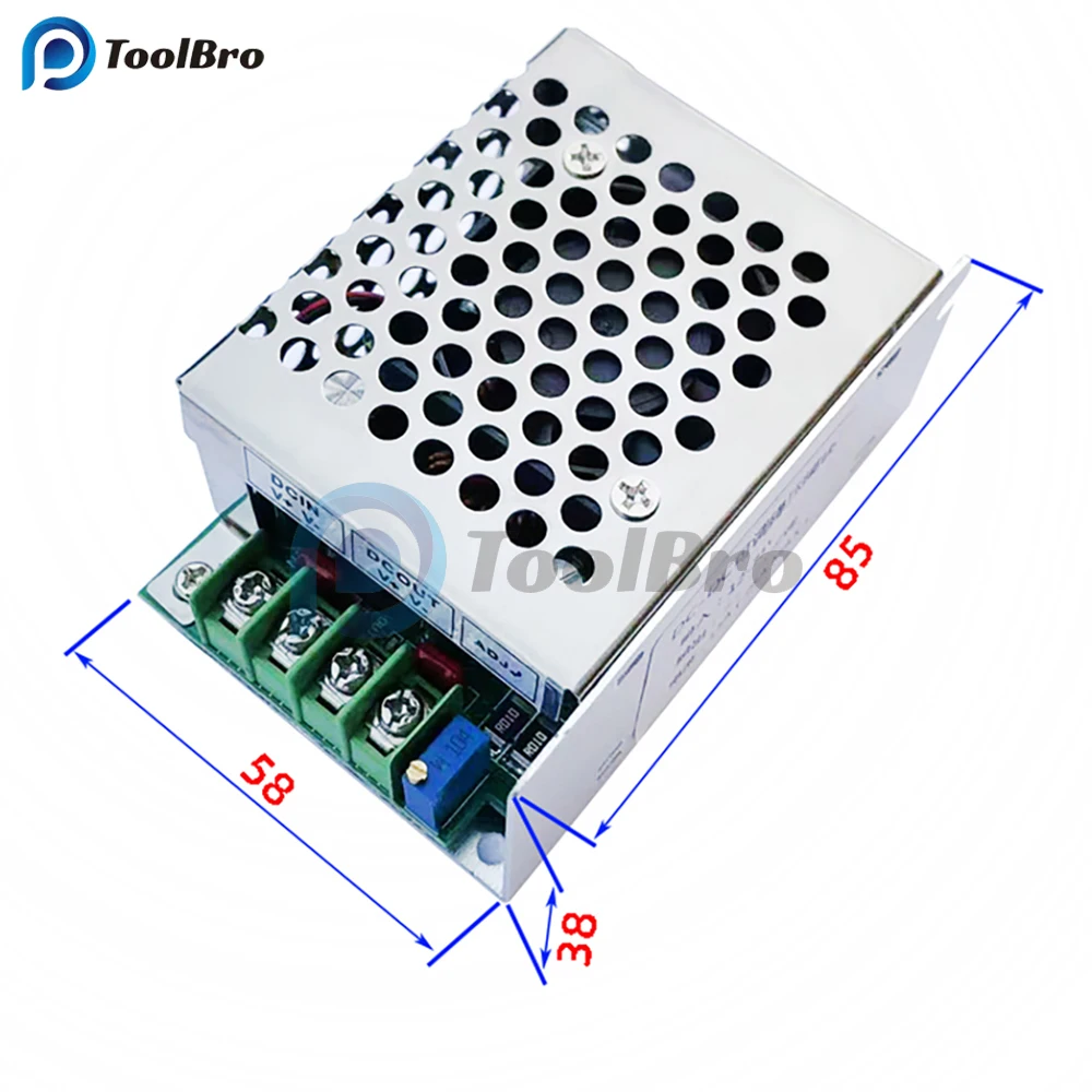 High Power Adjsutable DC-DC Step Down Buck Converter 12-75V to 2.5-50`V 60V 48V to 36V 24V 12V Solar Charging Power Supply