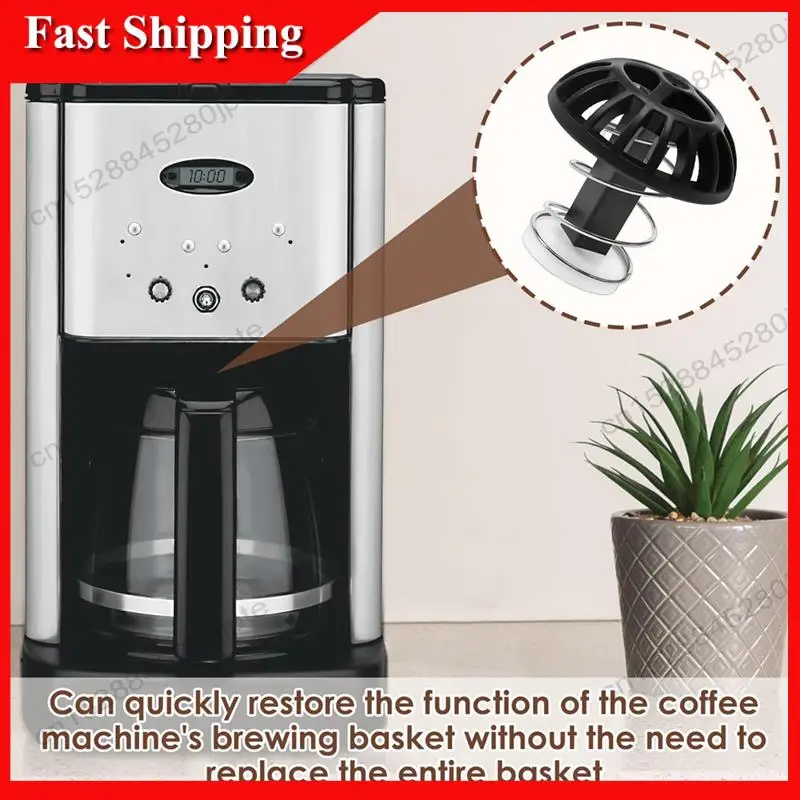 -ABUB Coffee Machine Replacement Kit:4 Pcs Spring Loaded Brew Basket Bottom Stopper For Cuisinart Coffee Makers