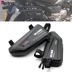 For HONDA VFR 1200F VFR1200F/DCT CBR400R CBR600F4I CBR500R Motorcycle Side Package Modified Hard Shell Triangle Bag Kit