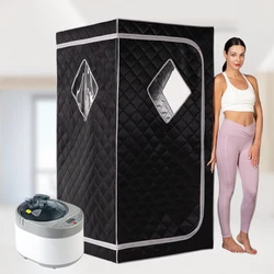 Portable Sauna Box for Home Steam Sauna Indoor Foldable Sauna Tent Personal Full Body Spa with 4L 1600W Steamer Remote Control