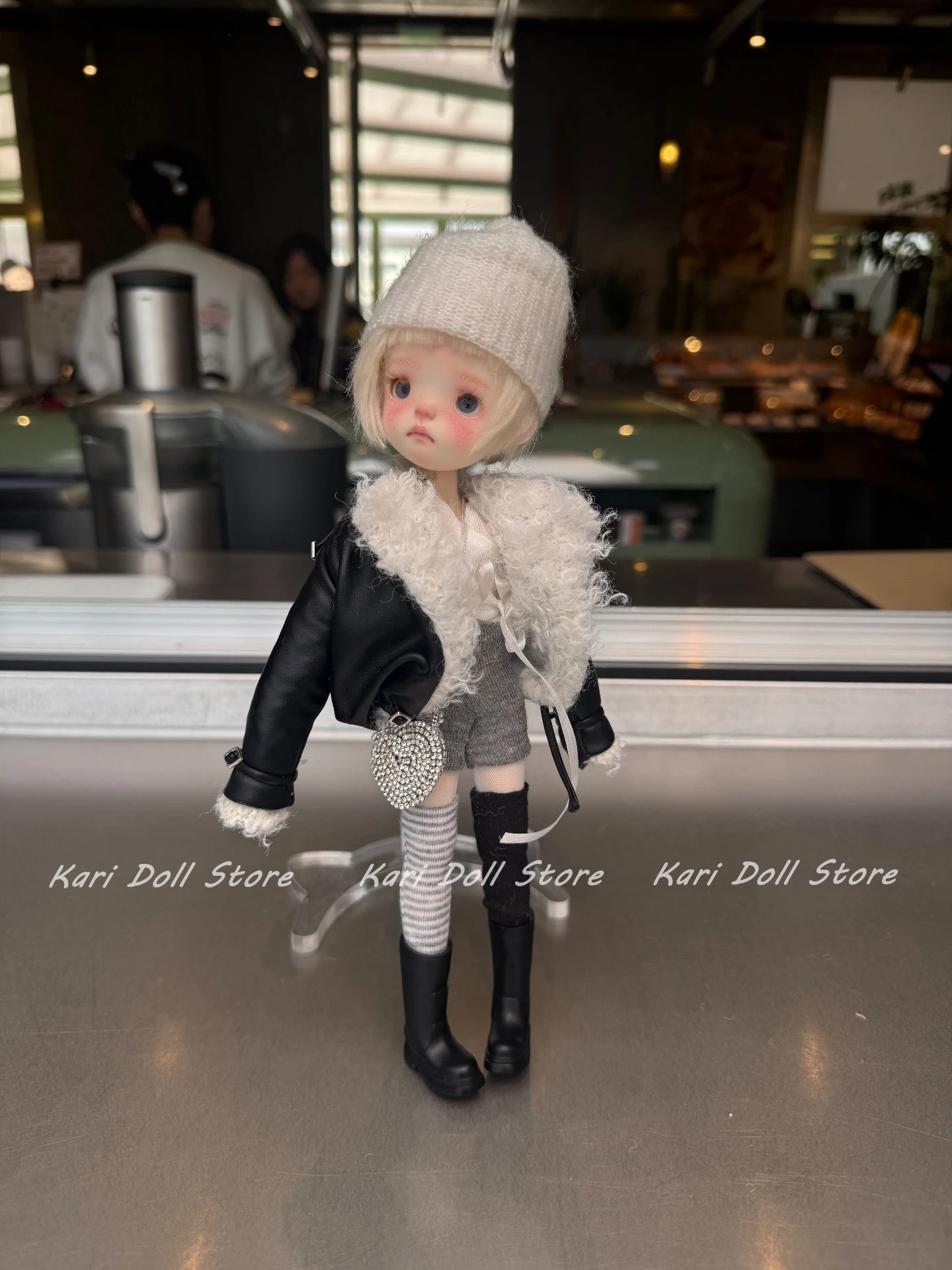 

Kari Doll Clothes and skirts New Motorcycle Girl Outfit for Landazz Landoudou Doll