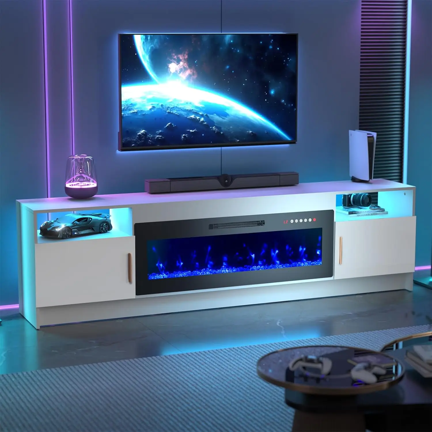 Electric Fireplace TV Stand 42