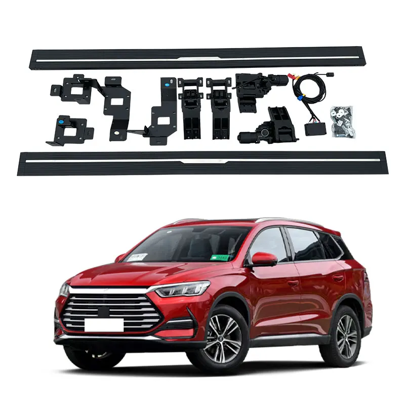 

factory good price aluminum exterior accessories electric threshold step for BYD song plus ev running board