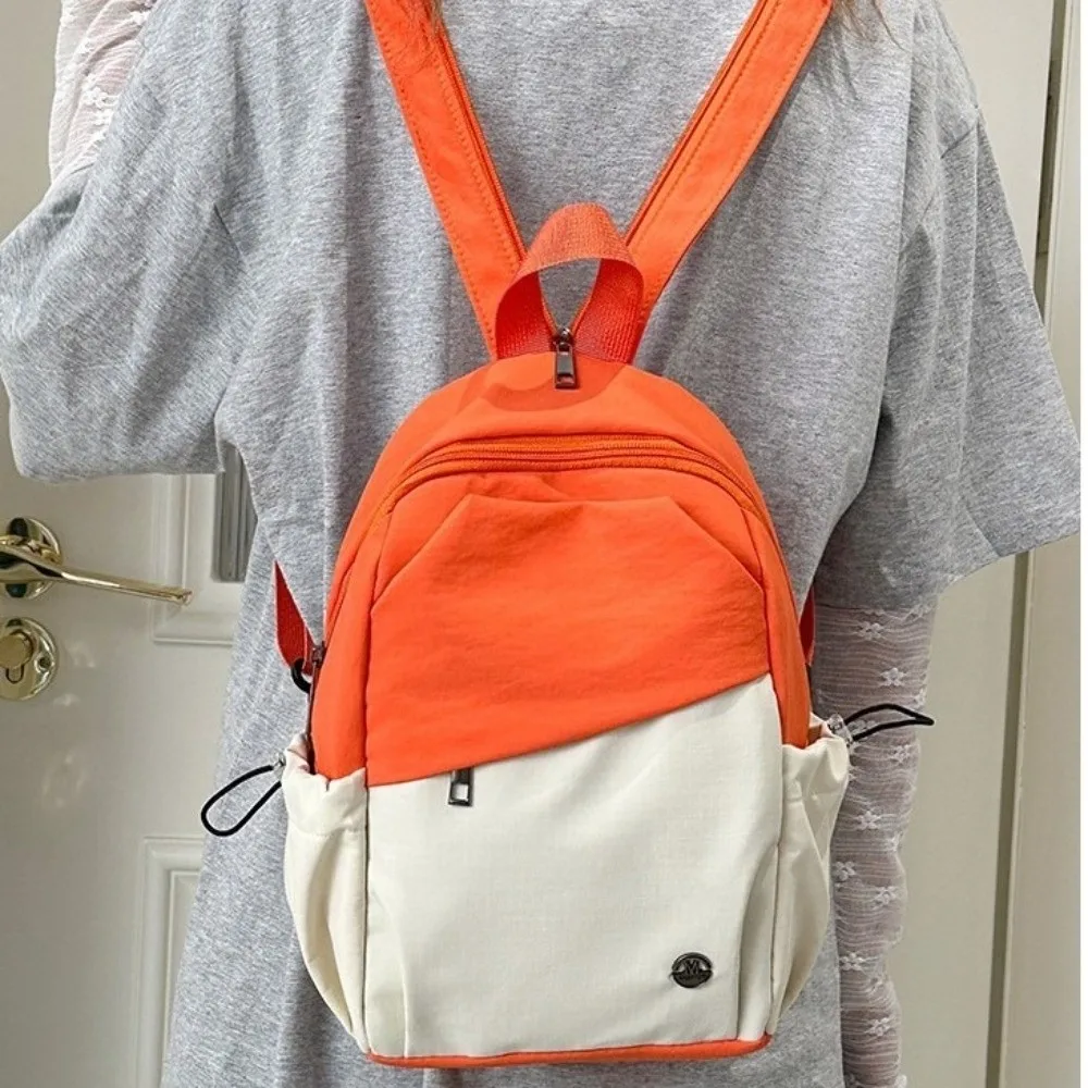 Portable Korean style Women Backpack High Capacity Lightweight Student Schoolbag Nylon Nylon Shoulder Bag College Students