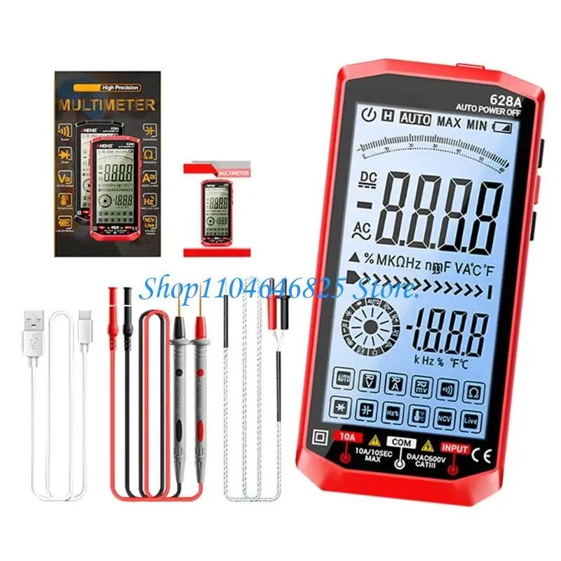 Pack of 1 Multifunctional Digital Multimeter Including Auto Ranging Capability and Security Alarm for Three thousand Automobile