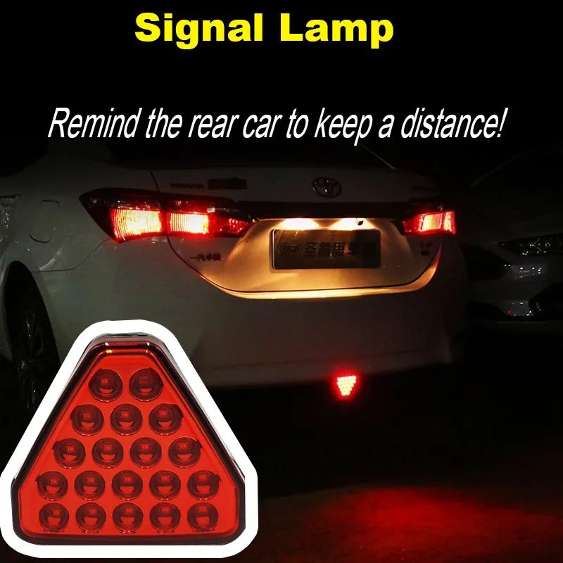 

LED Brake Tail Light Flash Rear Tail Light Brake Cruise Light Warning Reverse Stop Safety Lamps 12V Singal Lamp Car Motorcycle