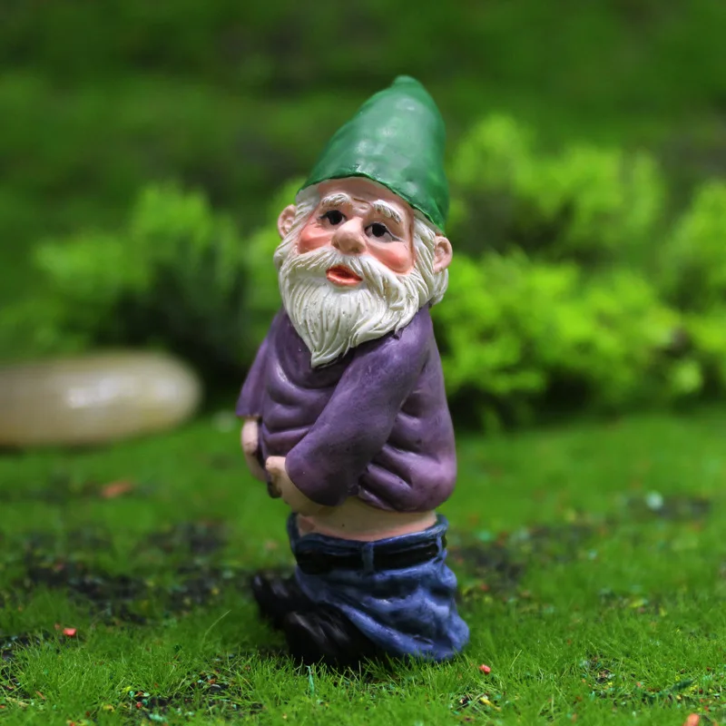 Christmas Personalized Garden Ornaments Elves Resin Crafts Micro Landscape Drunk Dwarf Ornaments Dwarf