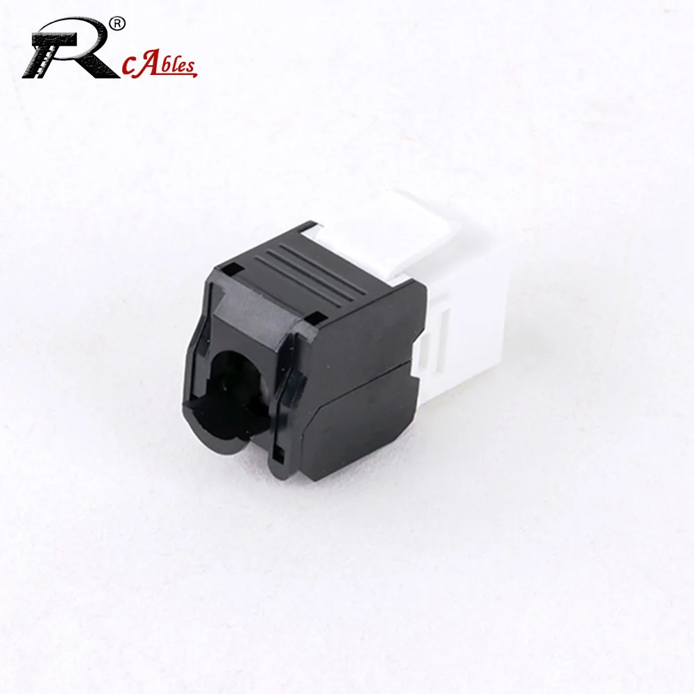 1pc UTP Cat6 RJ45 Keystone Couplers Jack,8P8C Cat6 Compatible-180 Degree Toolless-Ethernet Wall Jack Network Coupler