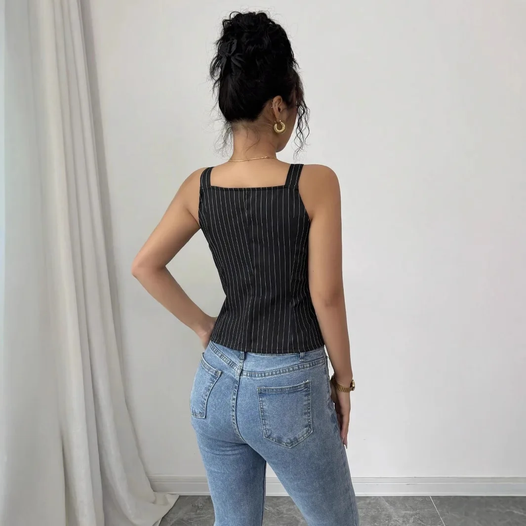 Sleeveless Top For Women, New Summer Fashion, Stylish Tank Top, Slimming And Elegant Birthday Dress Robe Outfits Maxi Elegant