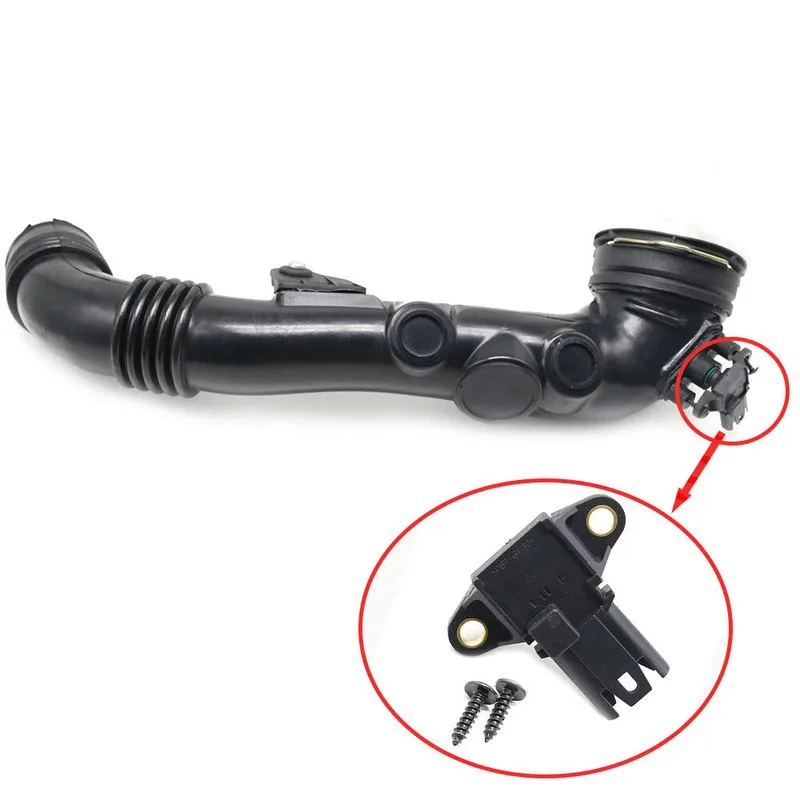 

13717599294 13717615026 Air Filter Intake Hose Pipe With Sensor For BMW 135I 2011-2013 135IS 2013 335I 2011-2013 Car Accessories