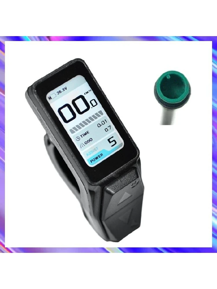 AliExpress NONE L71A M210C MINI Electric Bike Display, 1.6" LCD Screen For 36 To 58V Electric Bikes, Protocol Version 2 Bicycle