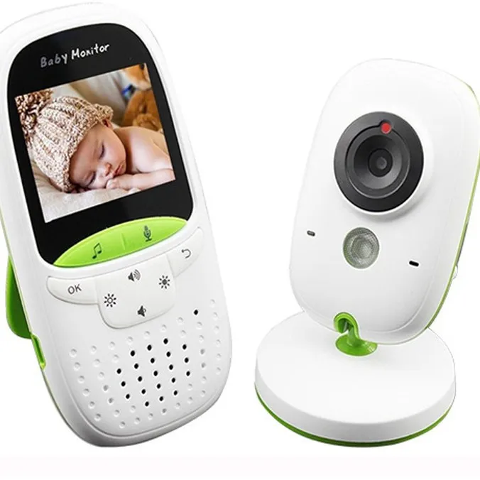 2-Inch wireless baby monitor, two-way intercom room temperature lullaby for the elderly and children, home camera