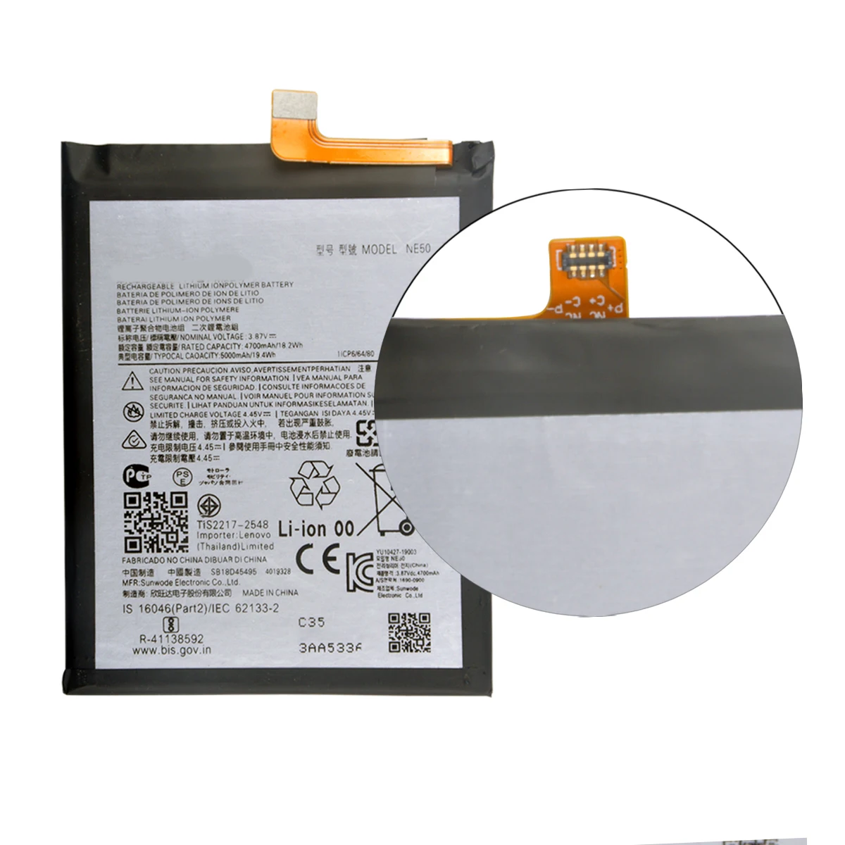 100% Original NE50 5000mAh Battery For Motorola  G52 XT2221/ G82 5G/G72 G71S/XT2225-2  Phone Batteries