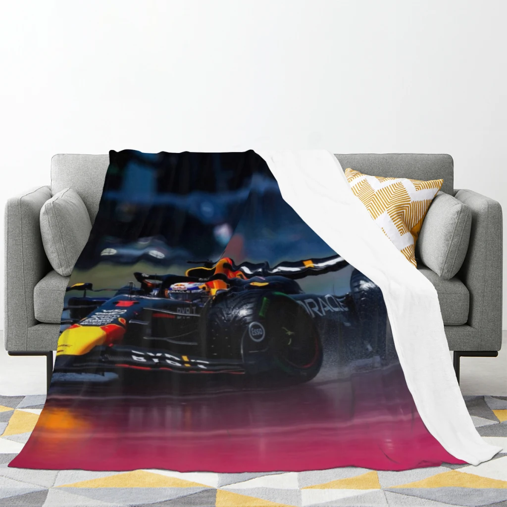 Max Verstappen Blanket Flange Textile Decor Portable Super Soft Throw Blankets for Home Office Plush Thin Quilt