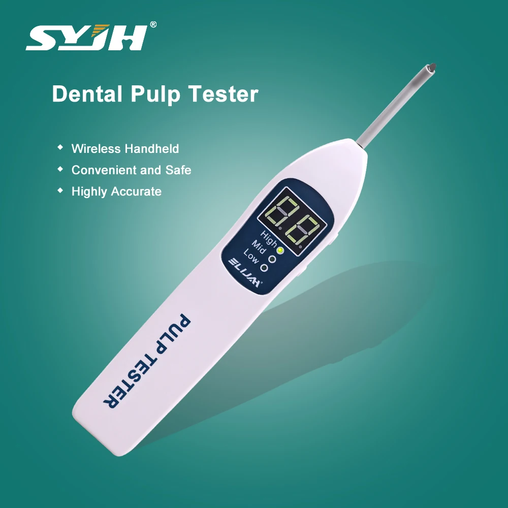 

SYJH Dental Endodontic Pulp Tester C-PULSE Tooth Nerve State Tester Root Canal Instruments Intraoral Chamber Vitality Tester