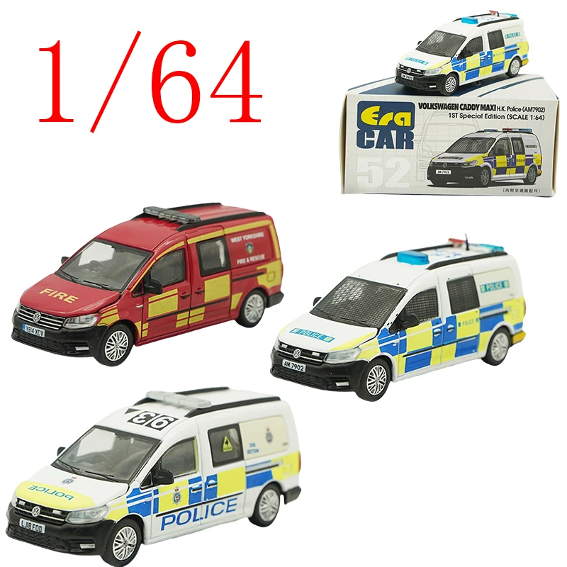 

Diecast 1/64 Scale Volkswagen Alloy Model Cars Volkswagen ERA CAR Caddy MAXI Play Vehicles Toys for Boys Gift Original Box
