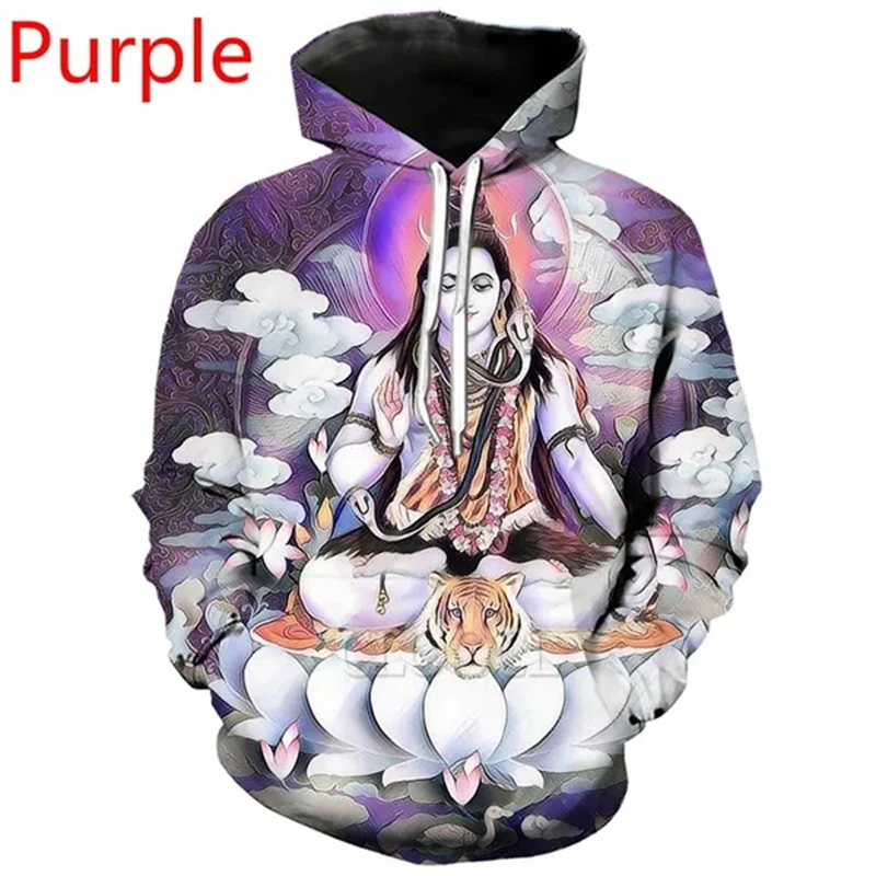 

New Indian Monkey God Hanuman 3D Graphic Hoodies Men Women Clothing Hindu Myth Figure Pattern Sweatshirt Top Designer Hoodies
