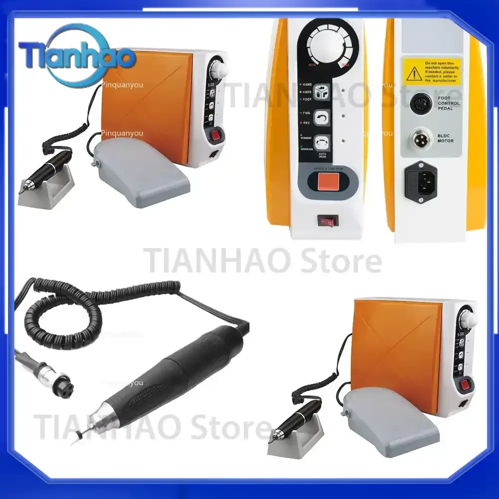 Brushless Micromotor for Lab Handpiece Micro Motor Control High Speed Orange Knee