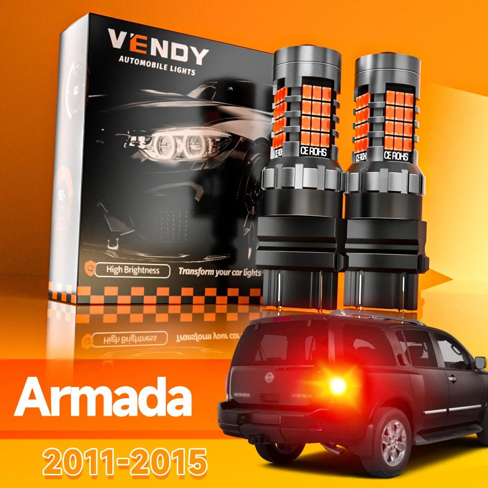 

2pcs For Nissan Armada 2011-2015 LED Brake Light 2012 2013 2014 Canbus Accessories