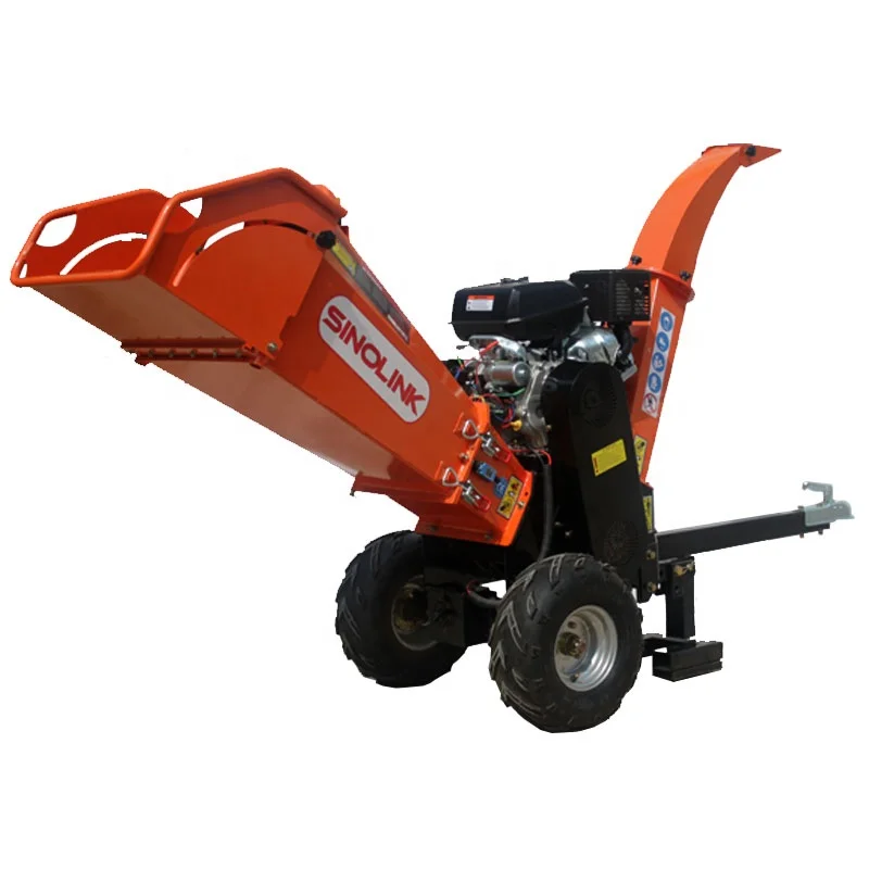 Movable  shredder wood Chipper 13.5Hp/14Hp/15Hp