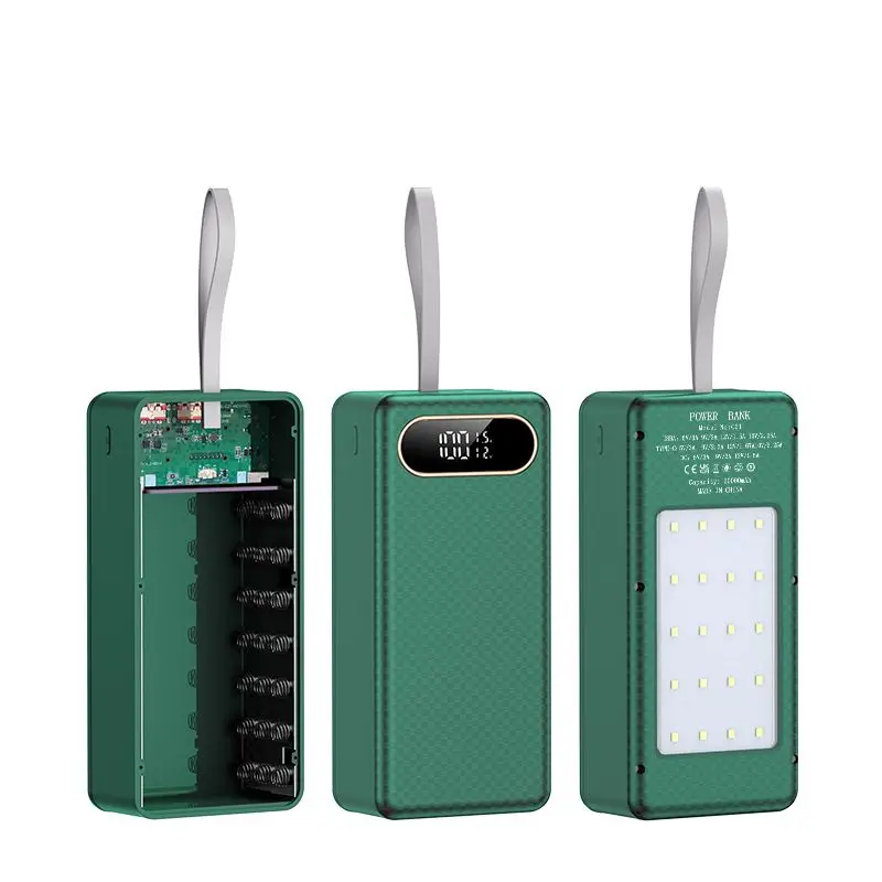 RONXII DIY 21 Mobile Power Kit 18650 Battery Power Bank Case DC Output 12V 1.5A Fast Charging