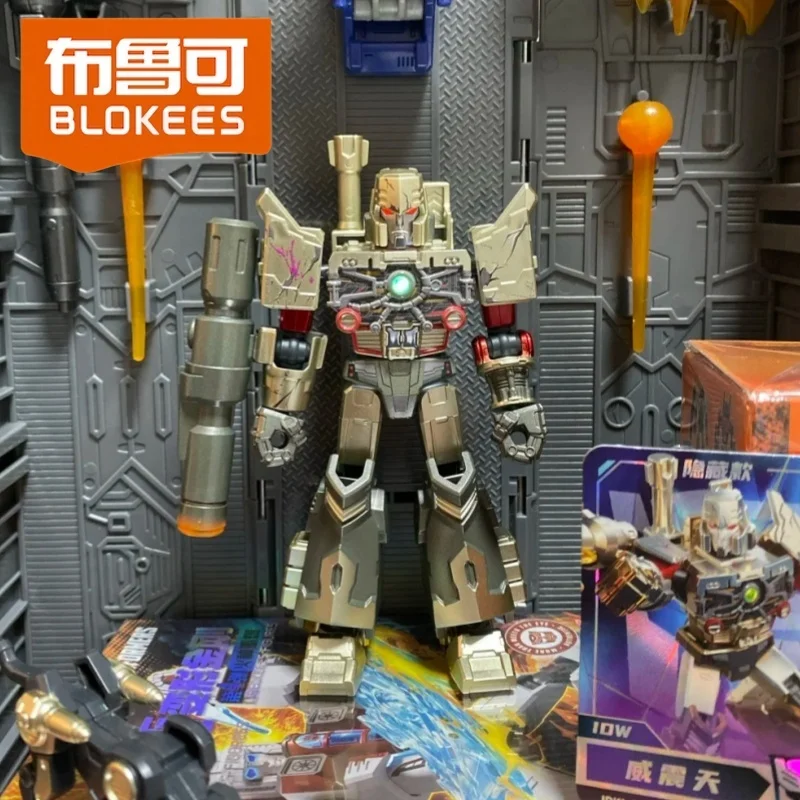 

Blokees Transformation Shining Vol.4 Action Figure Megatron Optimus Prime Starscream Allspark Assembly Model Collectible Toy