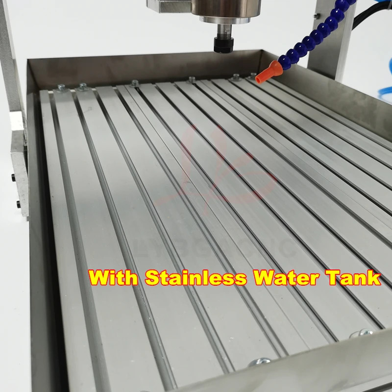2200W 5 Axis Metal Engraving Machine 6040 4 Axis CNC Router 3040 PCB Engraving 3020 Drilling and Milling Machine With Sink