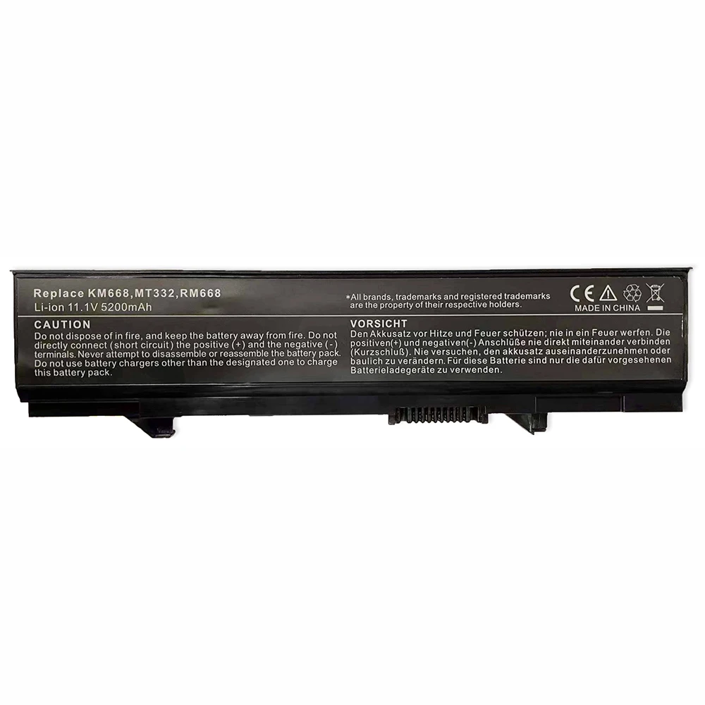 KM668 KM760 11.1V 5200mAh Laptop Battery For DELL Latitude E5400 E5410 E5500 E5510 Series Notebook KM742 KM752