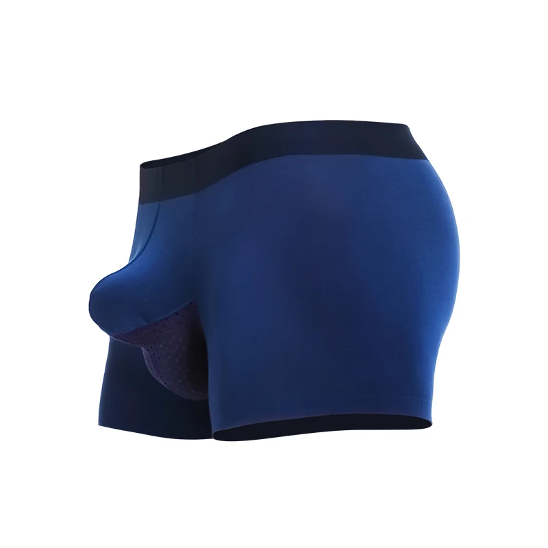 

4PCS Men's bullet dry and separated flat pants, downward style breathable ice silk